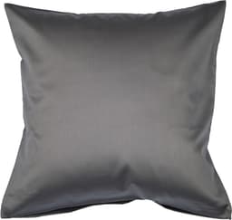 Janine Kissenbezug Colors Mako Satin | Grau