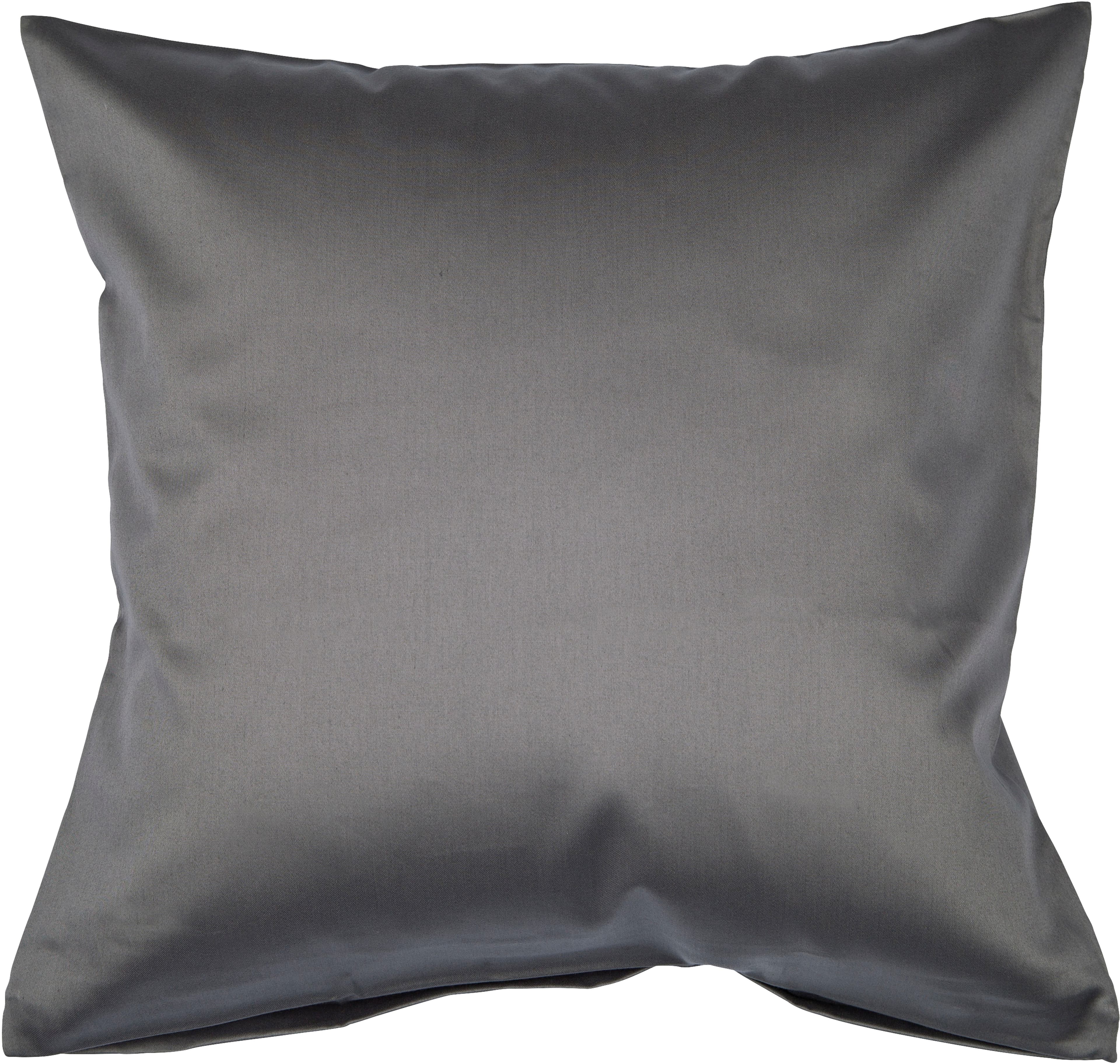 Janine Kissenbezug Colors Mako Satin | Grau