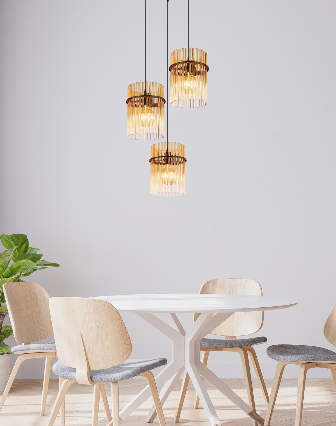 GLOBO LIGHTING Hängeleuchte GORLEY | Mehrfarbig