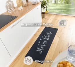 HANSE Home Küchenläufer Fünf Sterne Küche | Schwarz