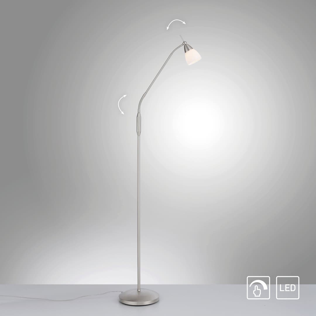 Paul Neuhaus Stehlampe PINO | Silber