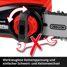 Einhell FORTEXXA 18/20 TH Akku-Kettensäge | Rot