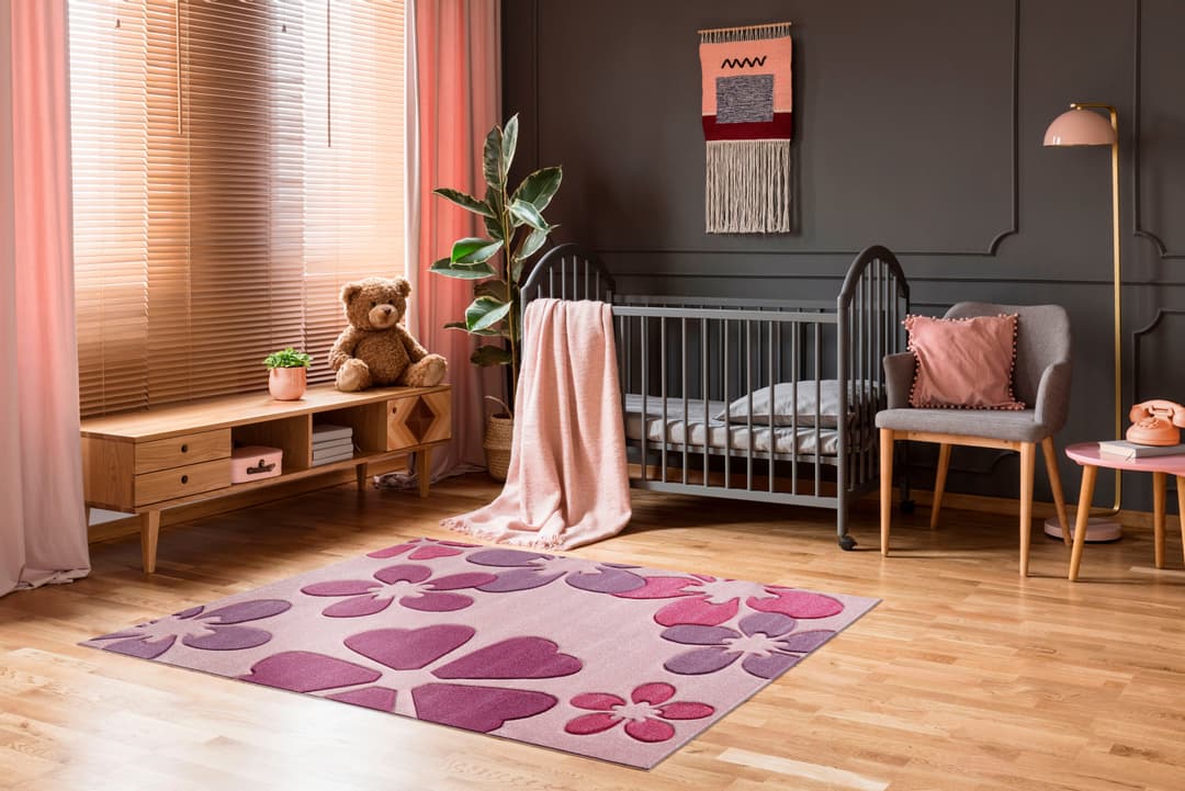 LUXOR living Kinderteppich Flair | Rosa