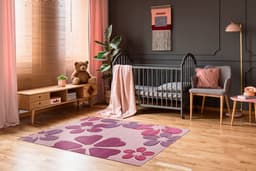 LUXOR living Kinderteppich Flair | Rosa