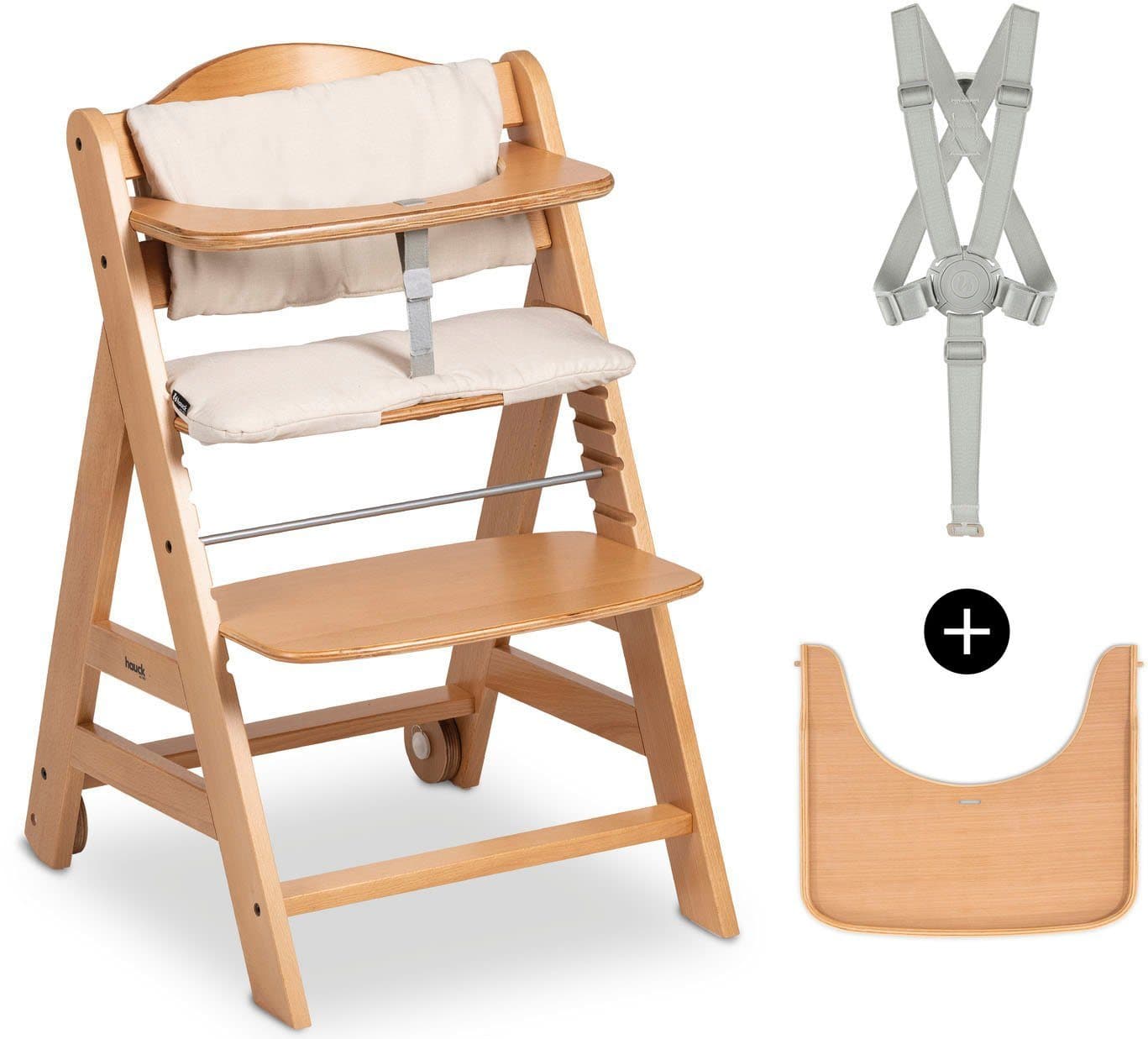 Hauck Hochstuhl Beta+ | Holztöne