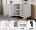Home affaire Sideboard PHUKET II | Schwarz 3