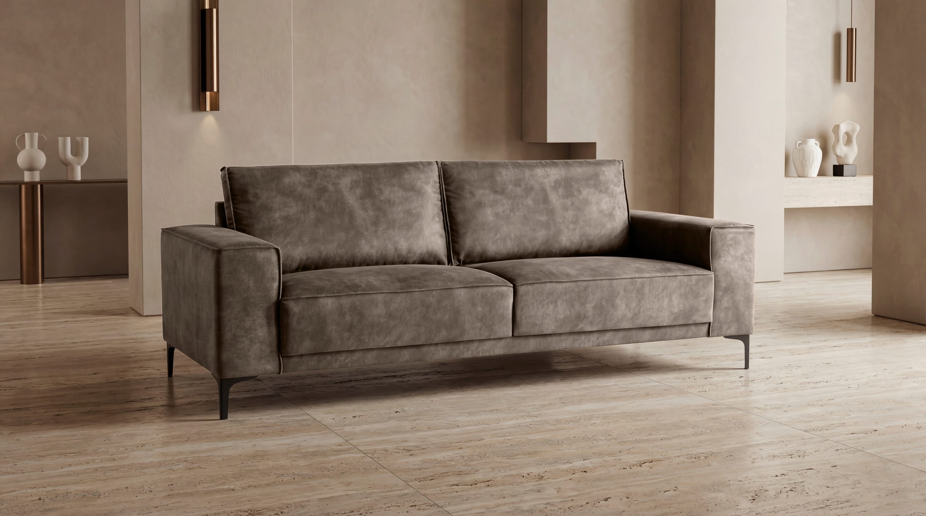 OTTO home 3-Sitzer OLAND | Braun