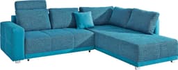 Jockenhöfer Gruppe Ecksofa Orlando L-Form | Türkis