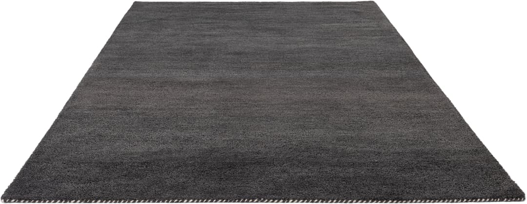 THEKO Gabbeh Uni Wollteppich | Grau