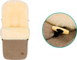 Fillikid Fußsack Bernina Wool | Braun