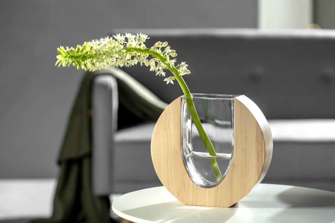 LEONARDO Dekovase Vase LEGNO | Holztöne