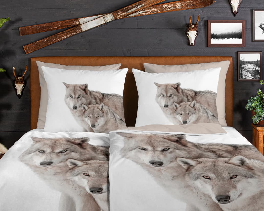 good morning Wendebettwäsche Fera | Beige