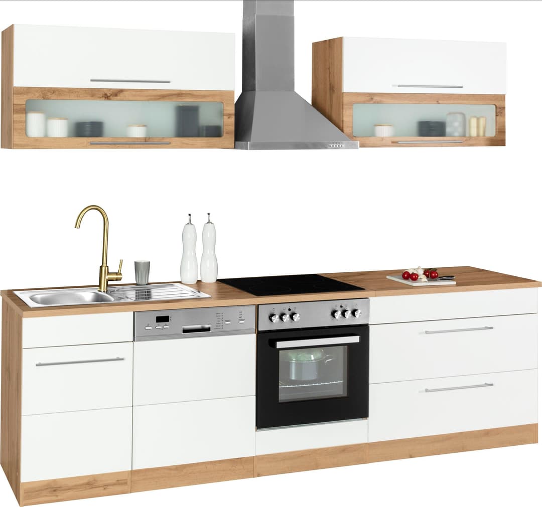 KOCHSTATION Küchenzeile KS-Wien | Weiß