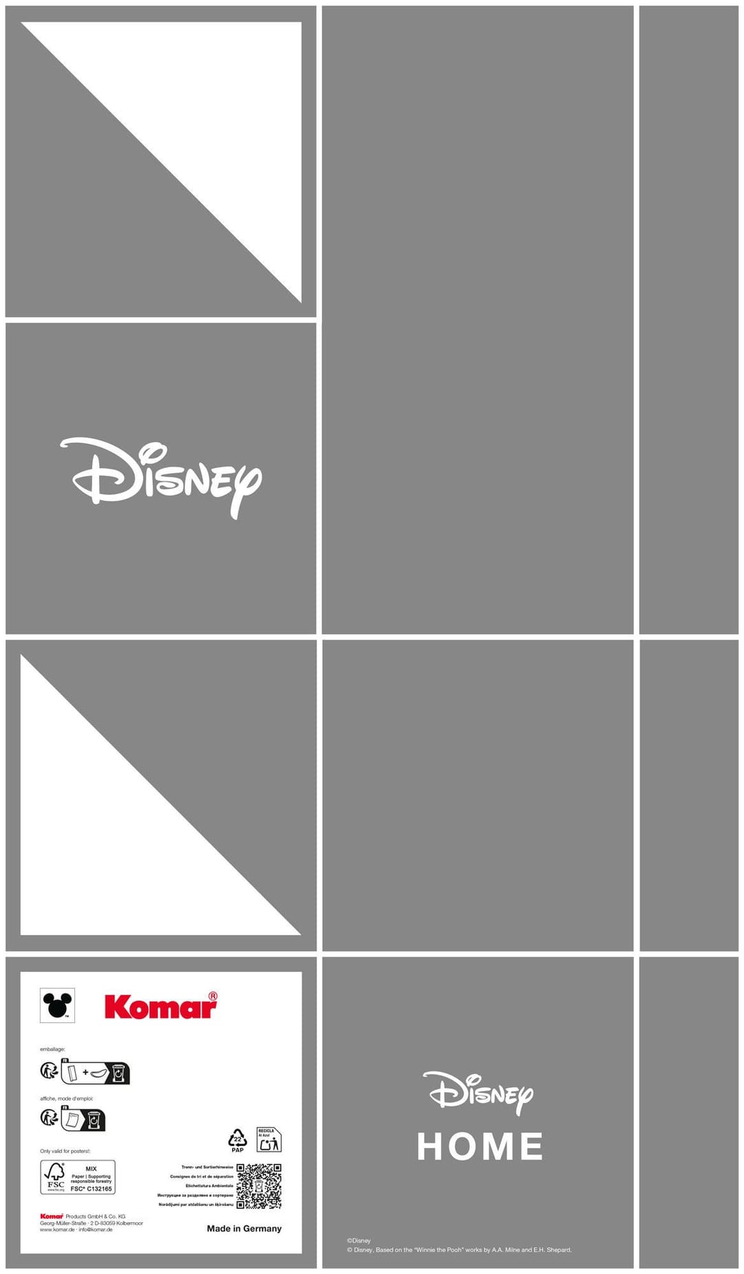 Komar Wandtattoo Disney Lilo and Stitch Live Action Ohana | Blau