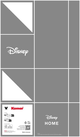 Komar Wandtattoo Disney Lilo and Stitch Live Action Ohana | Blau