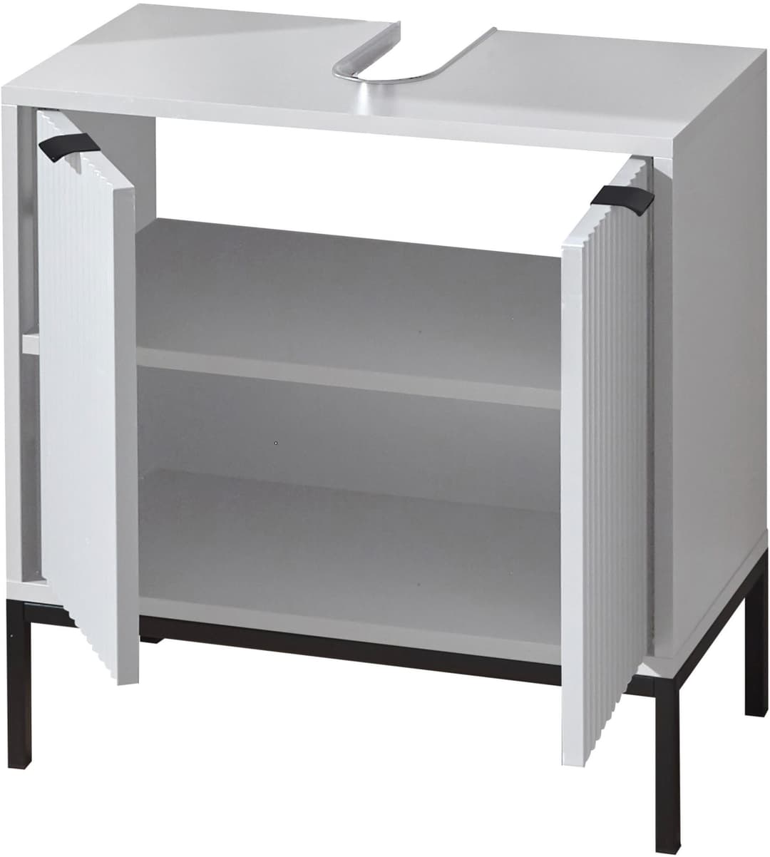 BASIC by Balculina Waschbeckenunterschrank Lucera | Weiß