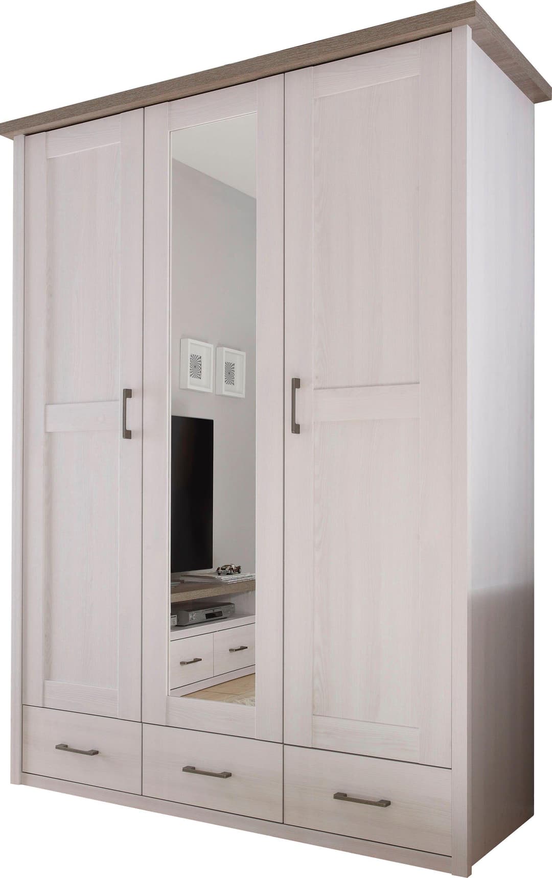 Begabino Kleiderschrank Luca | Weiß