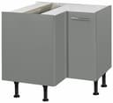 OPTIFIT Eckunterschrank Bern | Grau