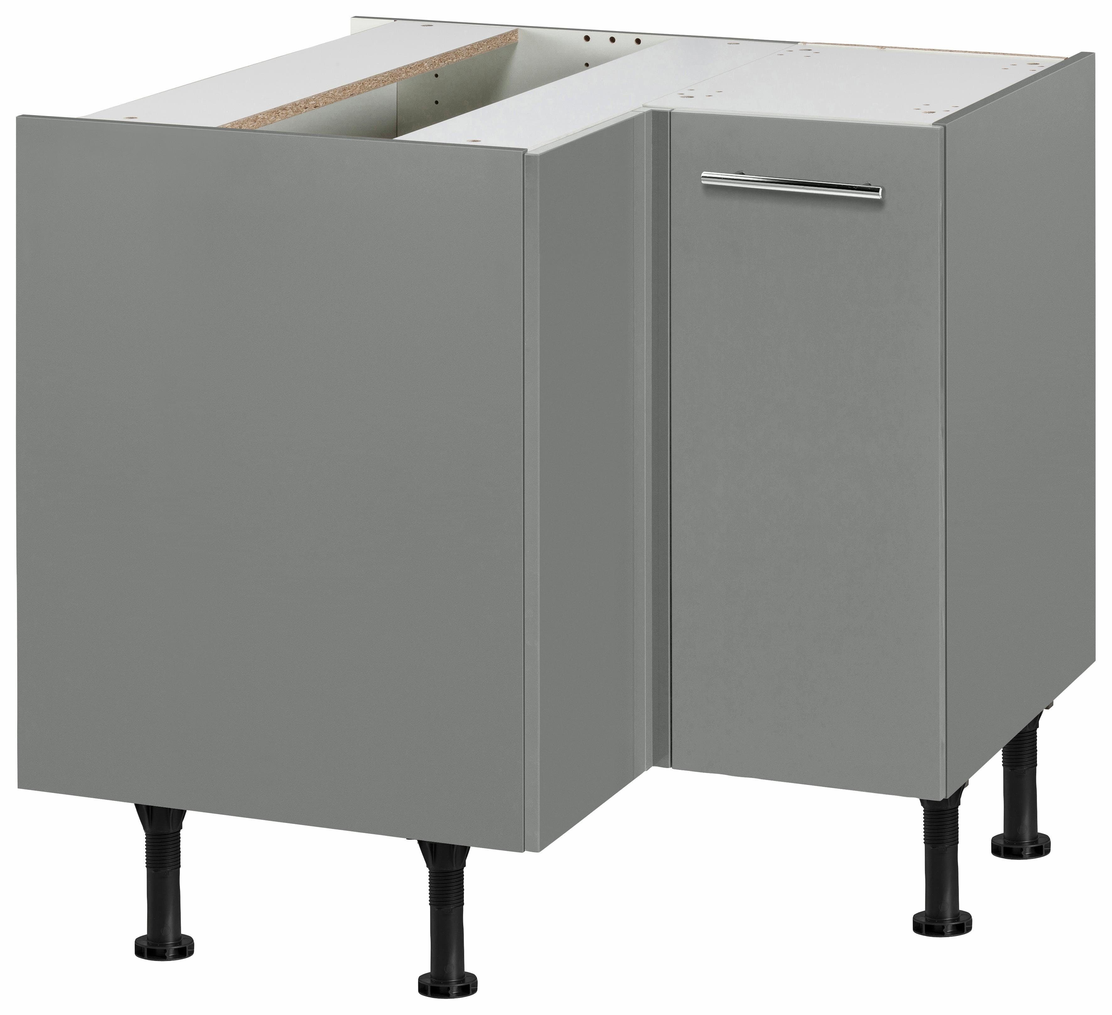 OPTIFIT Eckunterschrank Bern | Grau