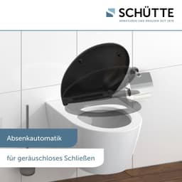 Schütte WC-Sitz | Schwarz