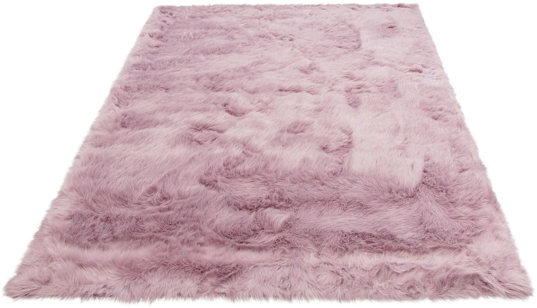 OTTO home Hochflor-Teppich Valeria | Rosa