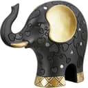 Gilde Tierfigur Elefant Ajok | Schwarz