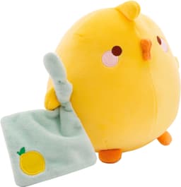 Nici Kuscheltier Molang, Piu Piu mit Schmusetuch, 16 cm | Gelb