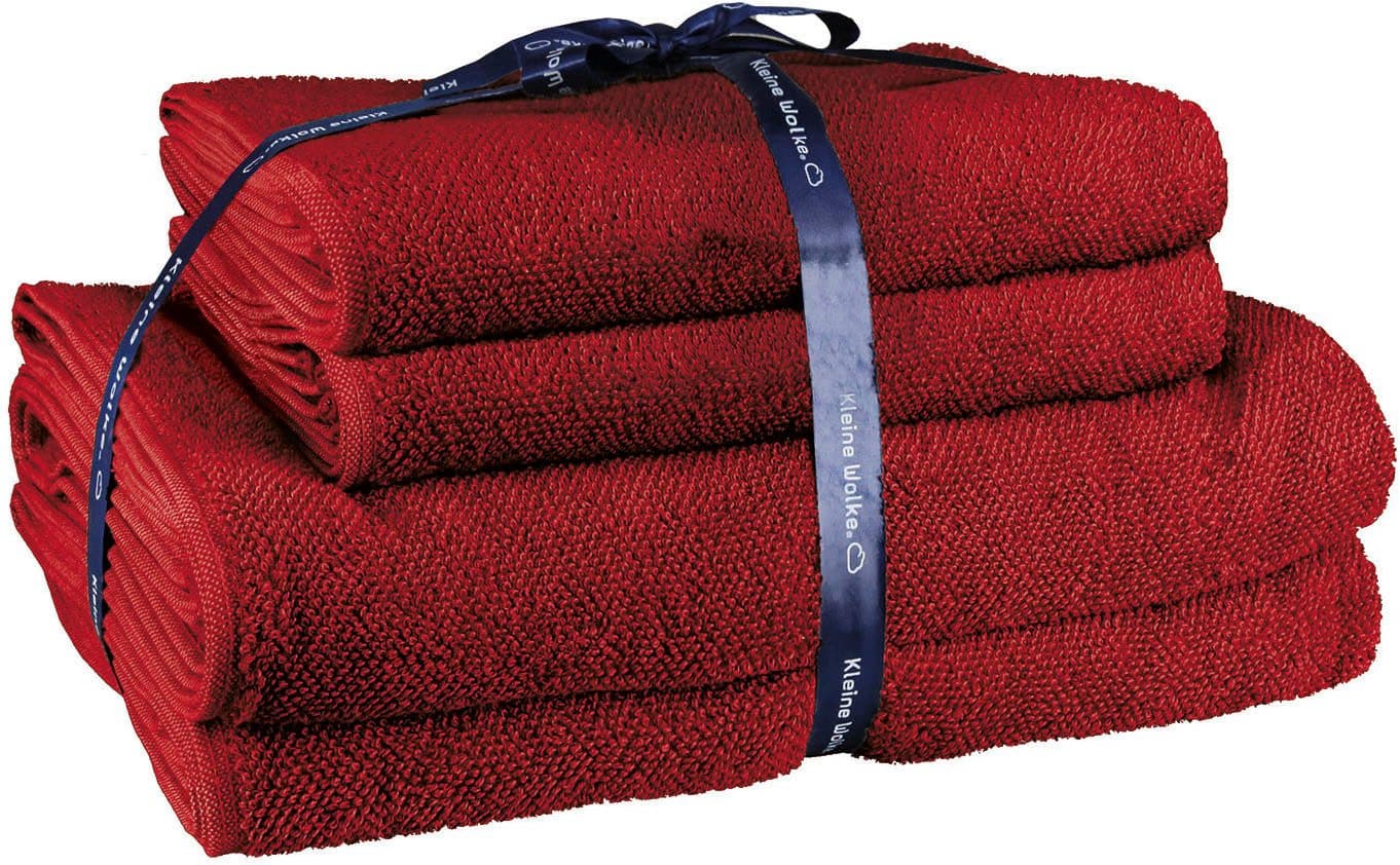 Kleine Wolke Handtuch Set RELAX | Rot