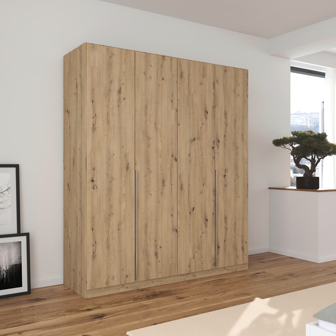 OTTO home Drehtürenschrank Kleiderschrank AGORDO | Holztöne