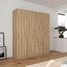 OTTO home Drehtürenschrank Kleiderschrank AGORDO | Holztöne