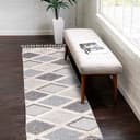 Carpet City Hochflor-Teppich Valencia 731 | Grau