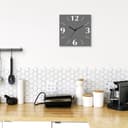 Artland Wanduhr Uni Trendfarben | Grau