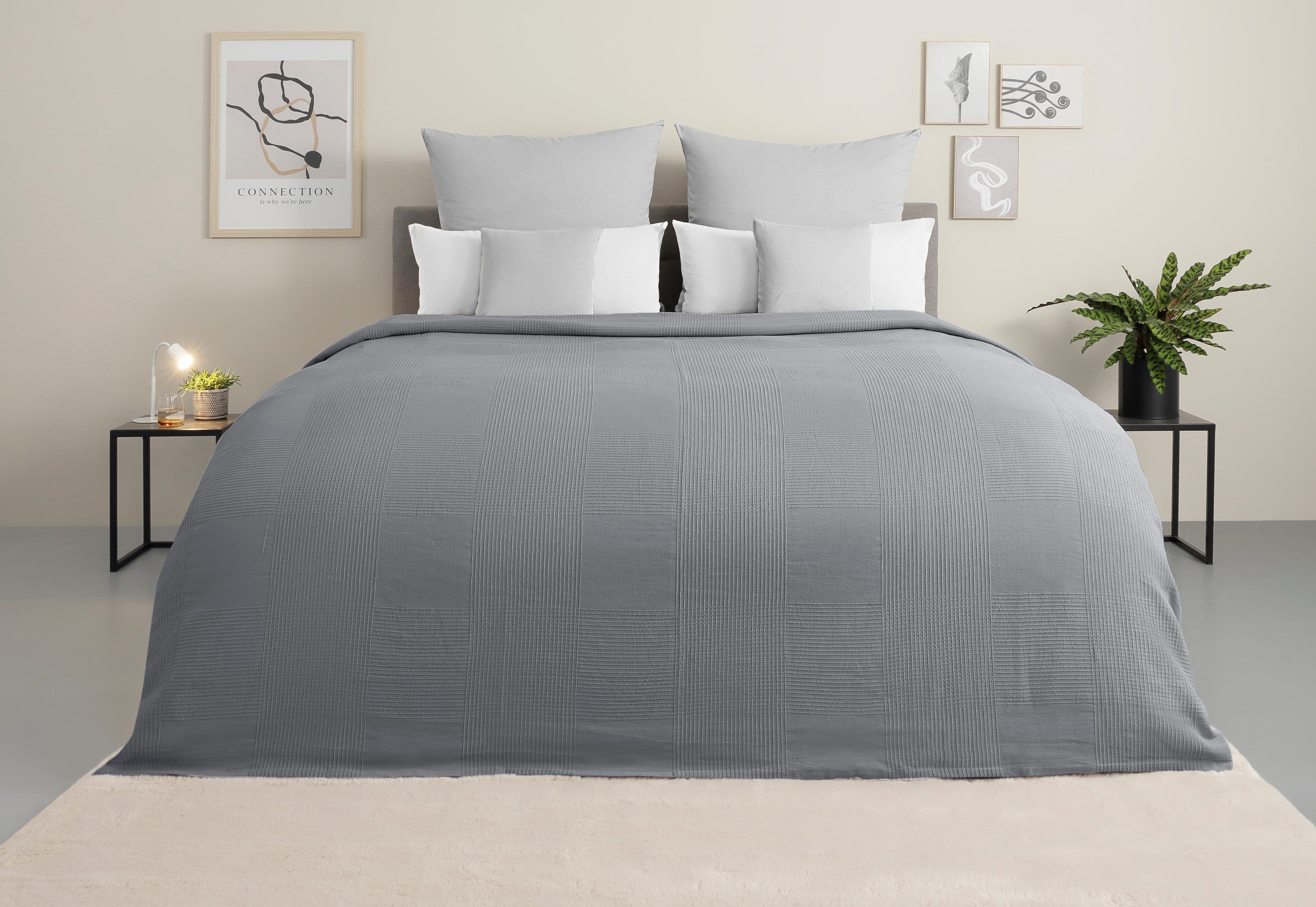 OTTO home Tagesdecke Mira | Grau