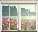 queence Wandsticker Blumenwiese | Mehrfarbig