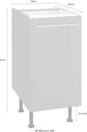 OPTIFIT Unterschrank Bern | Grau 4