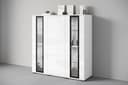 Home affaire Highboard Caro | Weiß
