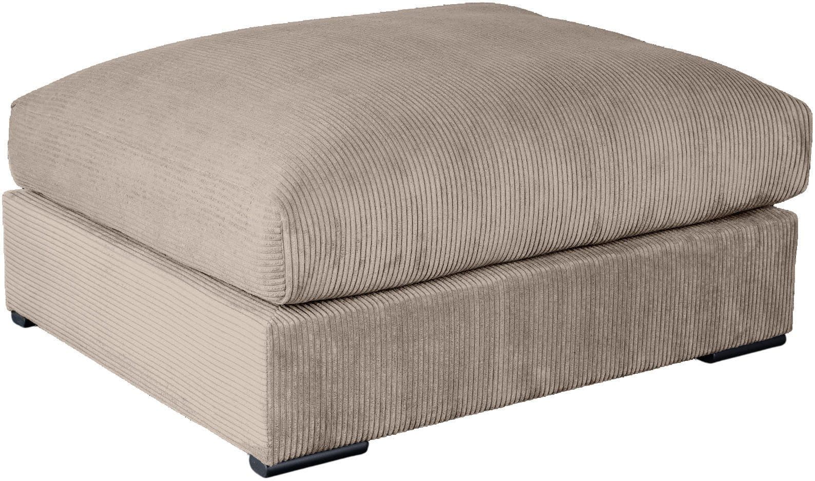 Home affaire Polsterhocker Finca XL | Braun