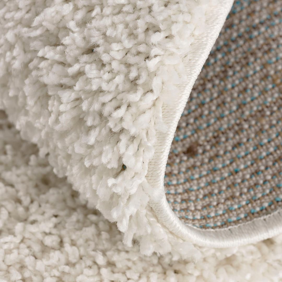 Sanat Hochflor-Teppich LOCA | Weiß
