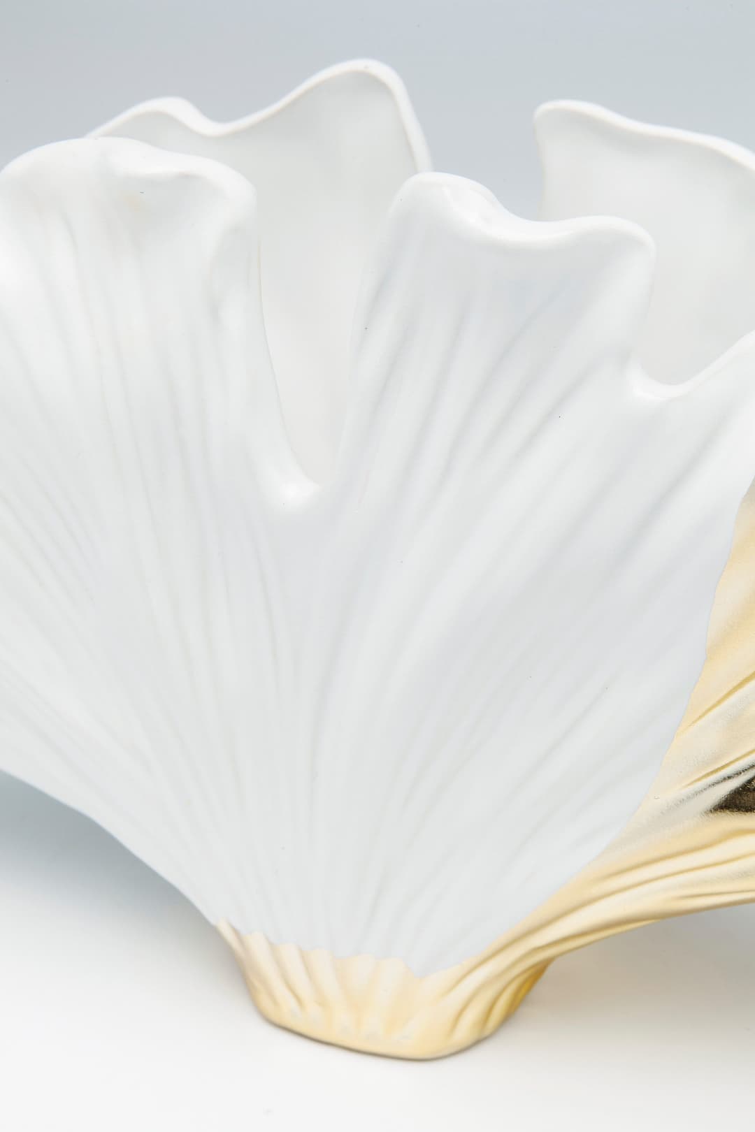 Kare Design Tischvase Vase Ginkgo Elegance | Gold