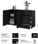 OTTO home Sideboard Metric | Schwarz 3