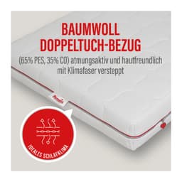 Paradies Varioduo 7-Zonen-Kaltschaummatratze | Weiß