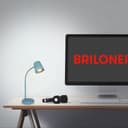 Briloner Leuchten SKRIVA Tischleuchte | Blau 2