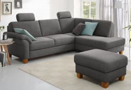 Home affaire Ecksofa Borkum L-Form | Grau
