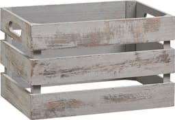 Zeller Present Holzkiste Vintage | Grau