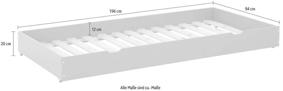 OTTO home Schubkasten Alpi | Weiß