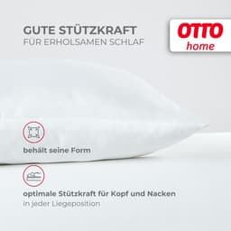 OTTO home Microfaserkissen Baca | Weiß