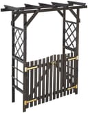 Promadino Rosenbogen Pergola Ben Set | Grau
