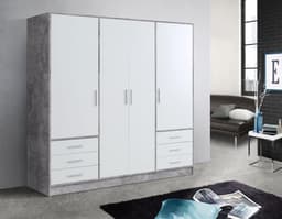 FORTE Kleiderschrank Jupiter | Mehrfarbig