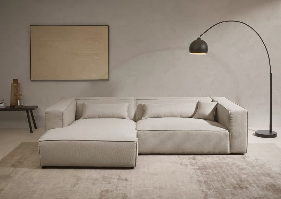 LeGer Home by Lena Gercke PIARA XXL Ecksofa | Beige