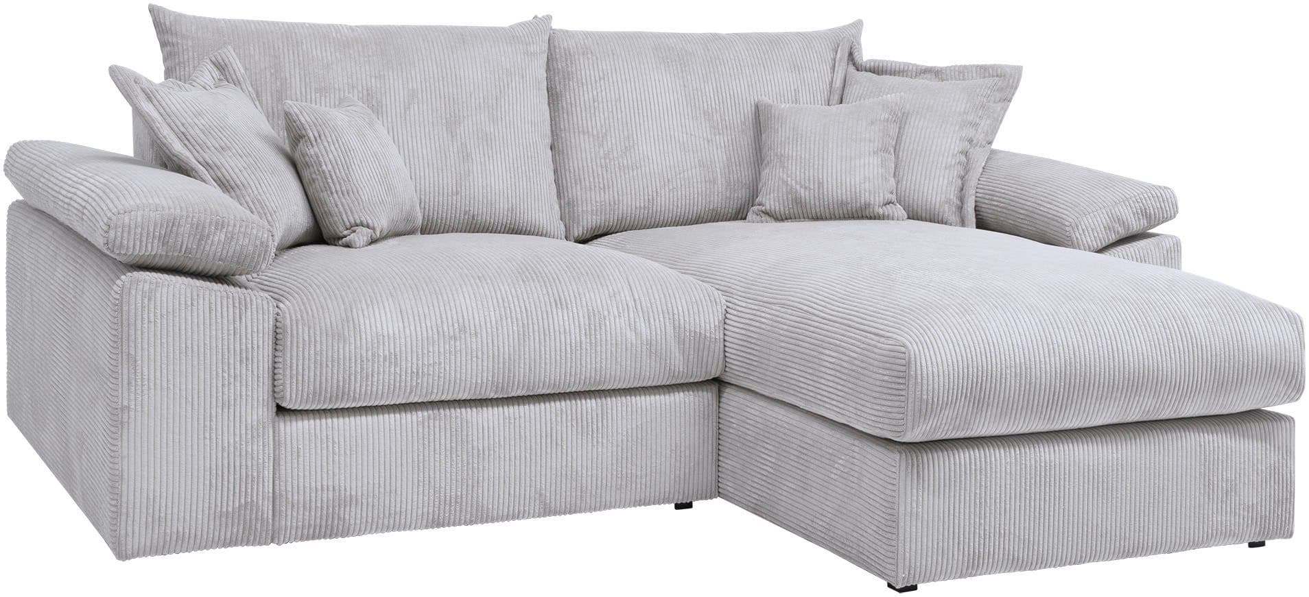 Home affaire Ecksofa Soft&Cosy XL L-Form | Grau